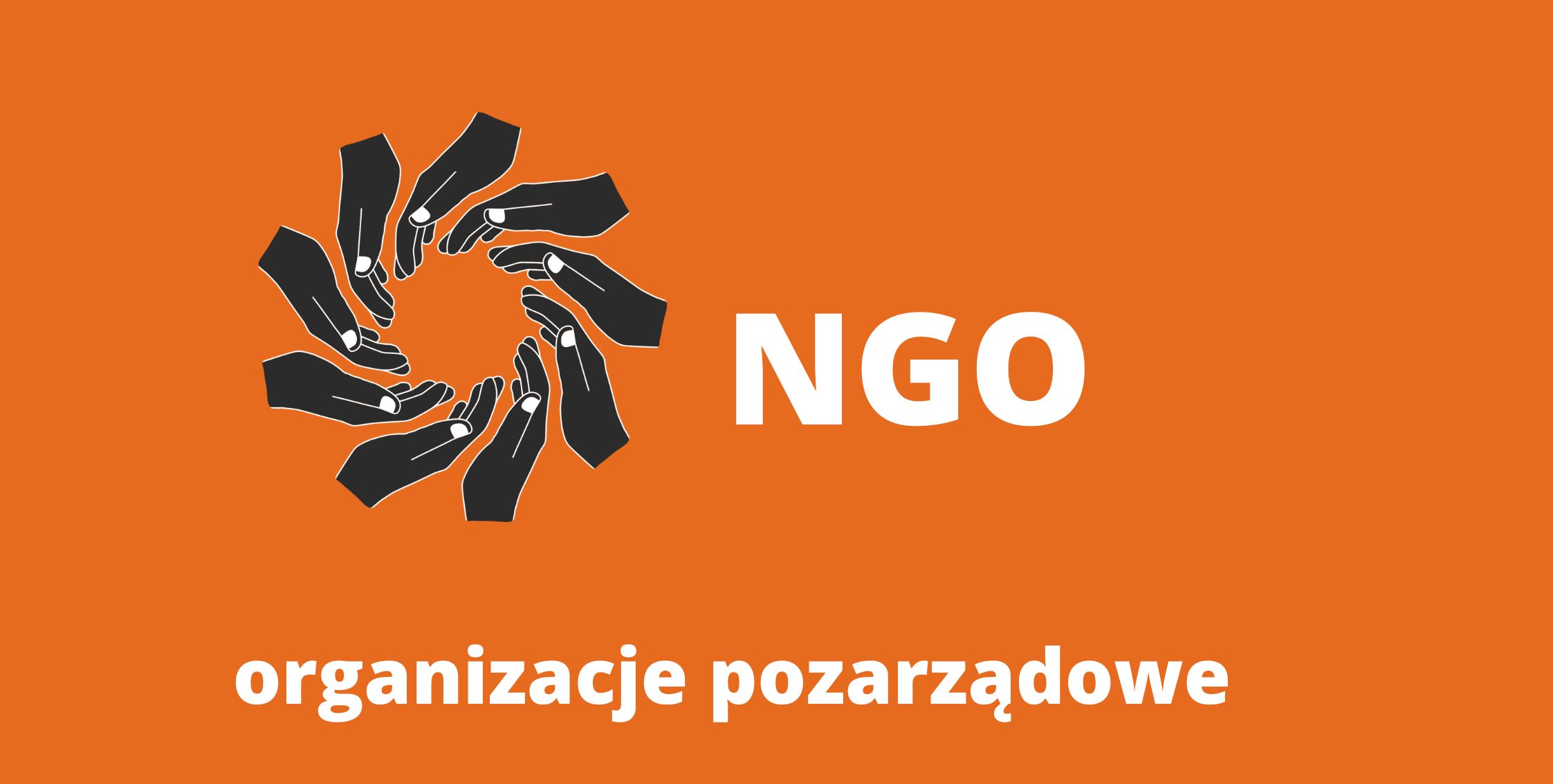 plakat HGO organizacje pozarządowe