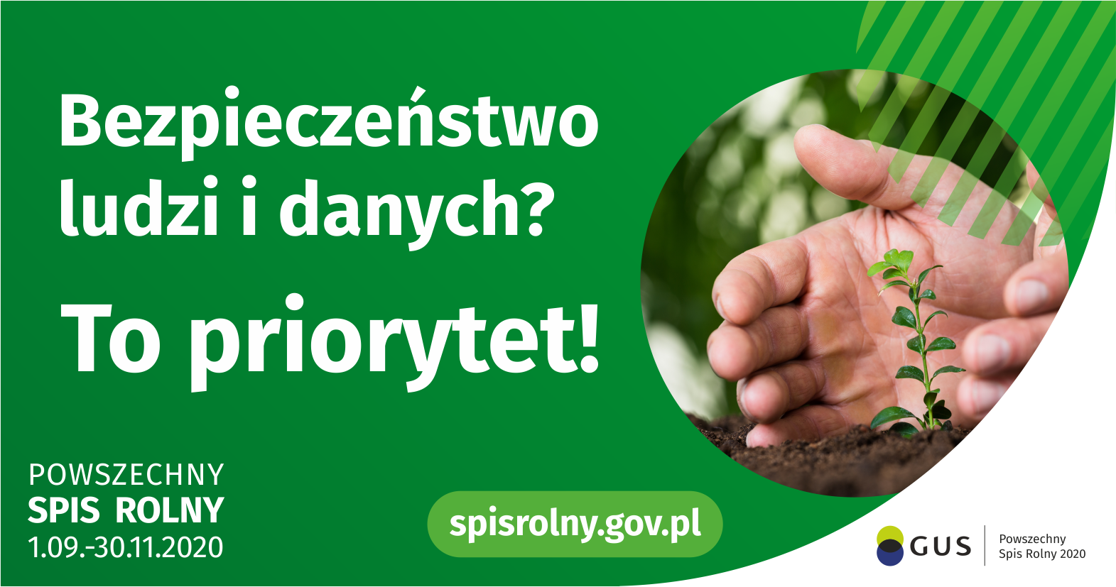 Bezpieczeństwo ludzi i danych to priorytet! Powszechny spis rolny- 01.09-30.11.2020