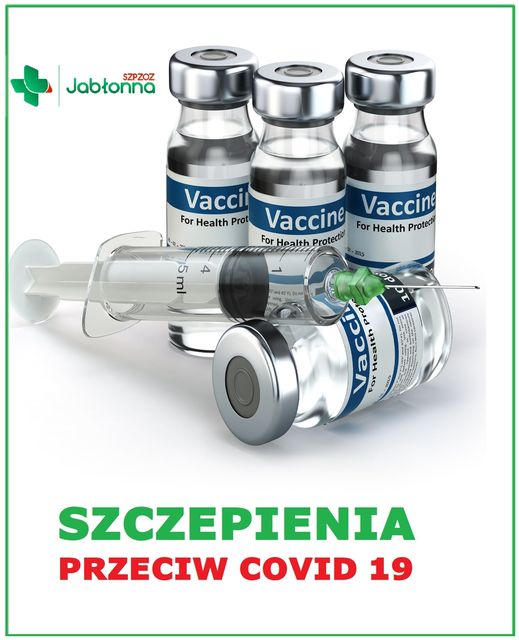 Plakat SPZOZ Jabłonna SZCZEPIENIA PRZECIW COVID 19 Plakat SPZOZ Jabłonna SZCZEPIENIA PRZECIW COVID 19