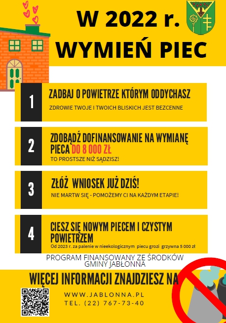 Plakat w 2022 wymień piec Plakat w 2022 wymień piec
