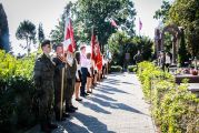 10 września 2021 r.  - uroczystości upamiętniające 82. rocznicę męczeńskiej śmierci we wrześniu 1939 r. żołnierzy 21 Pułku Piechoty im. Dzieci Warszawy oraz żołnierzy Armii Krajowej 7 Kompanii II Batalionu VII Obwodu "Obroża" AK Jabłonna., foto nr 24, 