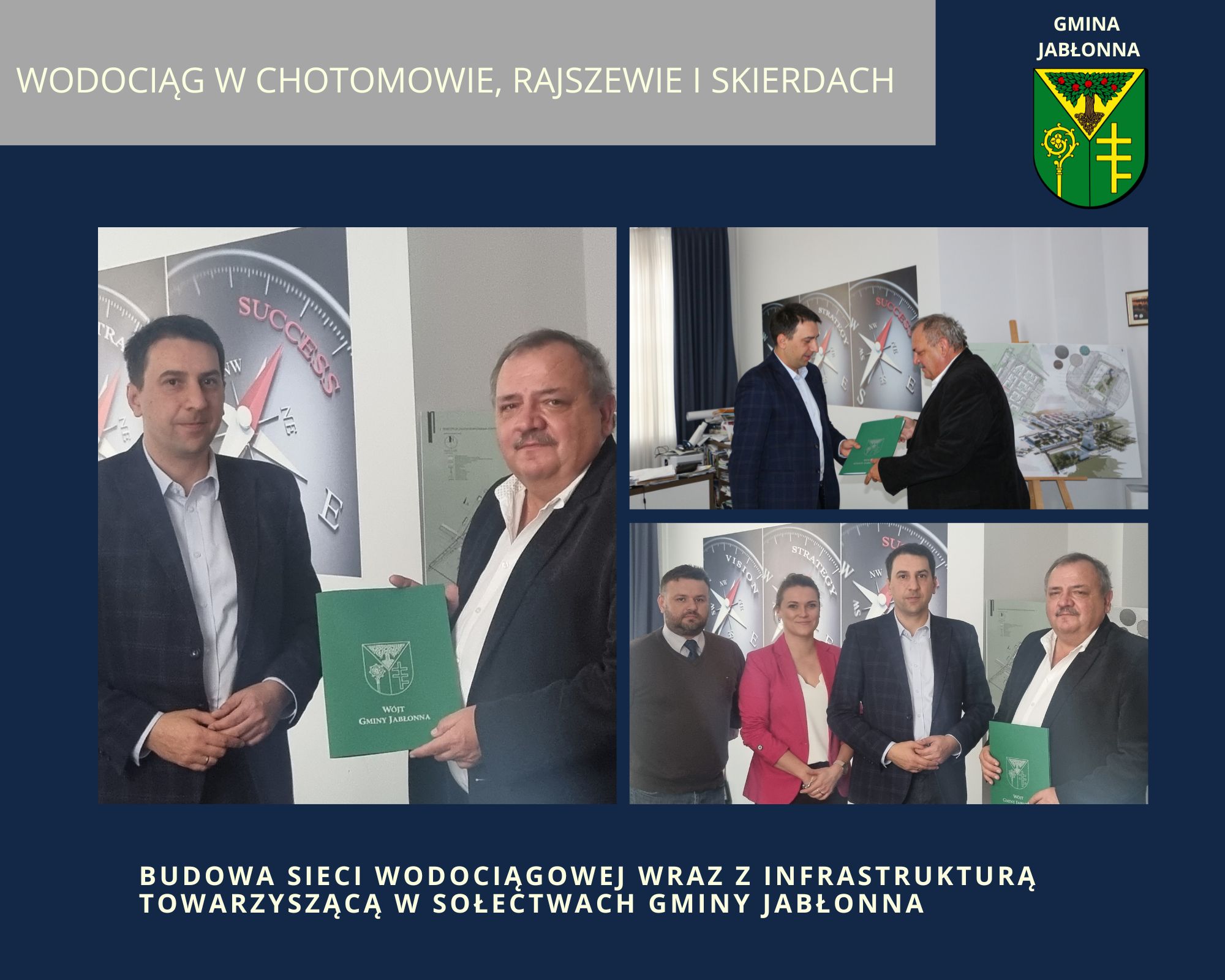 Infografika - wodociąg w Chotomowie, Rajszewie i Skierdach Infografika - wodociąg w Chotomowie, Rajszewie i Skierdach